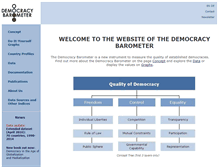 Tablet Screenshot of democracybarometer.org